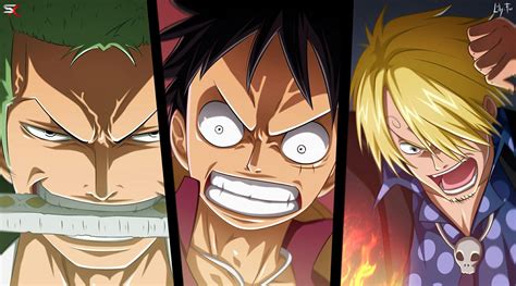 Luffy Zoro And Sanji Wallpapers Wallpaper Cave Vrogue Co