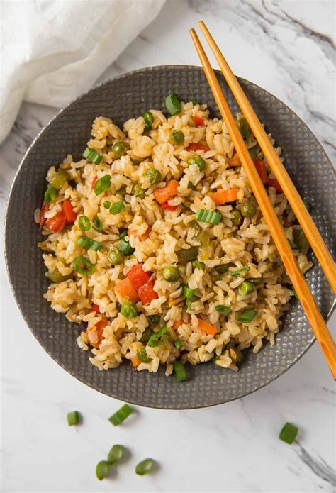 Don 丼 refers to the bowl that the dish is served in, so for a typical donburi, you get a bowl of fluffy if you like the idea of delicious rice bowls, here are some of the popular donburi recipes you can throw together anytime of the week. Healthy Fried Brown Rice With Vegetables | Recipe | Fried ...