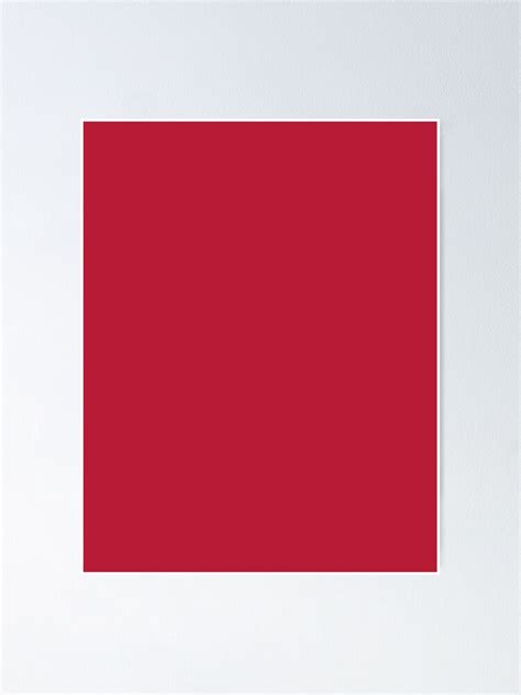 Pantone 19 1763 Tpx Racing Rot Poster Von Ravcnclaw Redbubble