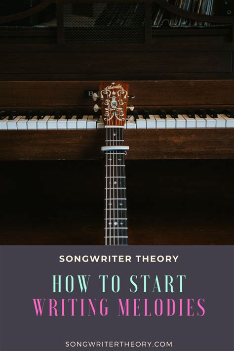 How To Start Writing A Melody Songwriter Theory Writing Songs