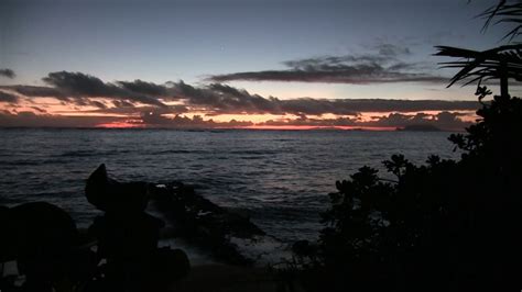 Sunrise In Oahu Hawaii 10 28 2017 Youtube