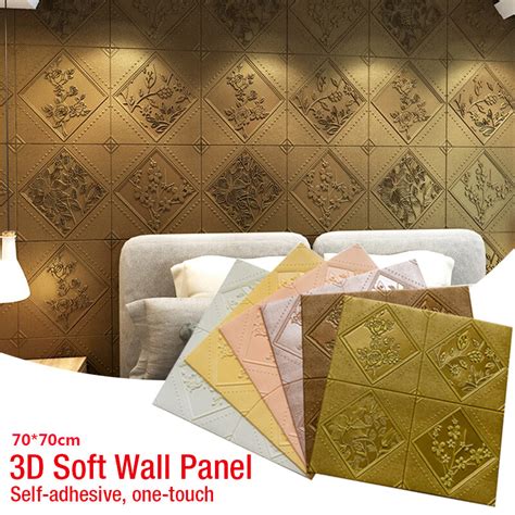 3d Brick Wallpaper Lazada 3d Tile Brick Wall Sticker Pe Foam Diy Self
