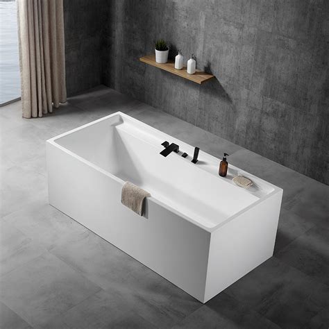 Best Quality Freestanding Home Rectangle Acrylic Bathtub TW