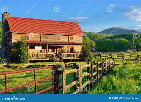 Old Farmhouse Stock Image Image Of Home Hills Summer 30890159