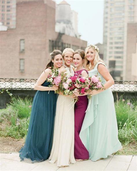 28 Reasons To Love The Mismatched Bridesmaids Dress Look Cranberry