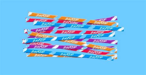Pixy Stix Sweet And Sour Colored Powdered Candy In A Fun Straw