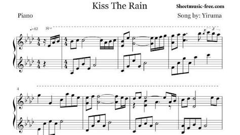This song is a song that is quite legendary performed by yiruma, a singer from korea. Kiss The Rain Sheet Music Yiruma Piano Sheet Music Free pdf Download | kiss the rain | Pinterest ...