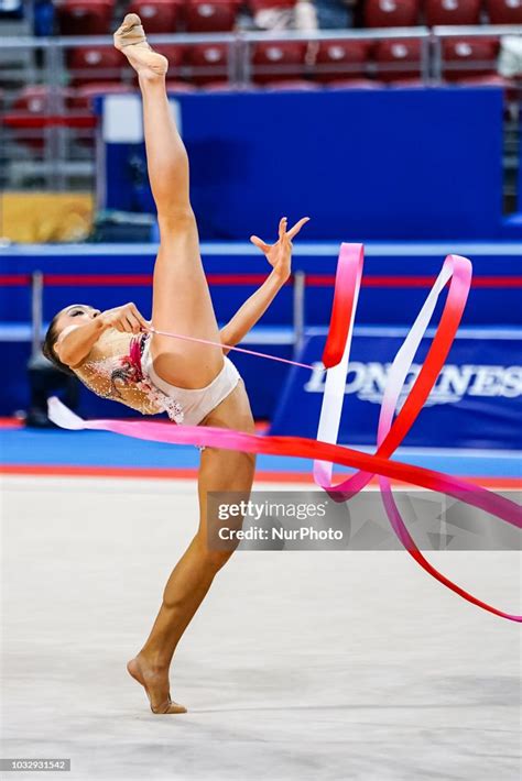 Katherine Uchida Of Canada During Rhythmic Gymnastics World News Photo Getty Images