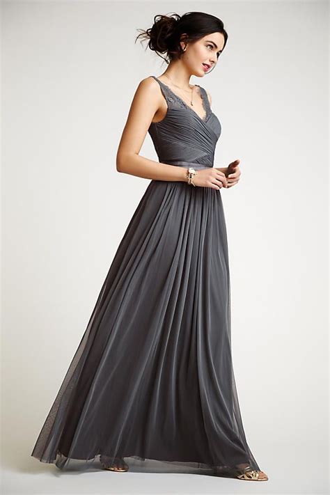 Check spelling or type a new query. Fleur Dress (With images) | Grey bridesmaid dresses long