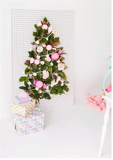 Diy Pegboard Christmas Tree Quick And Easy Cake And Confetti
