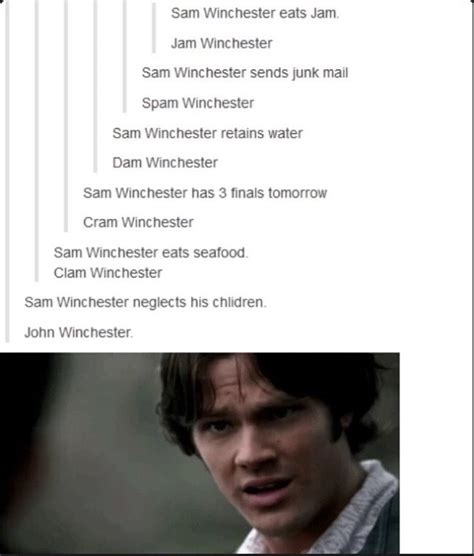 Pin By Jessica Rogers On Funny Supernatural Funny Supernatural Jokes Supernatural Quotes