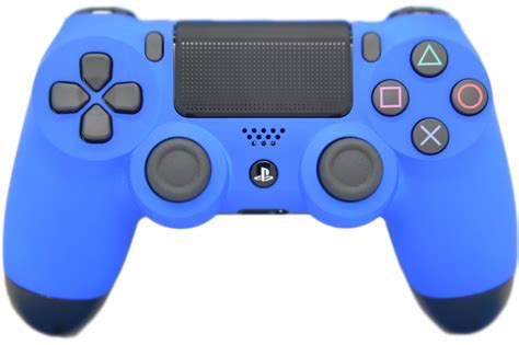 Blue Soft Touch Ps4 Wireless Controller