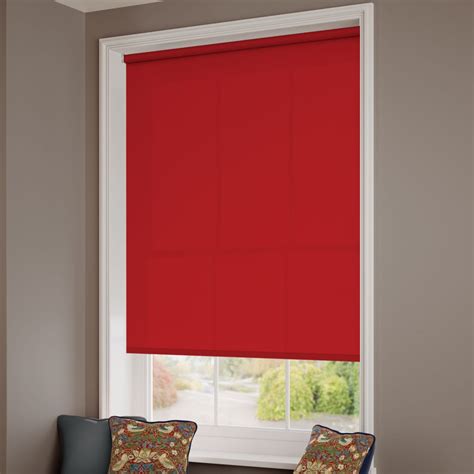 Red Roller Blinds Scarlet Ruby Poppy And Cherry Red Shades