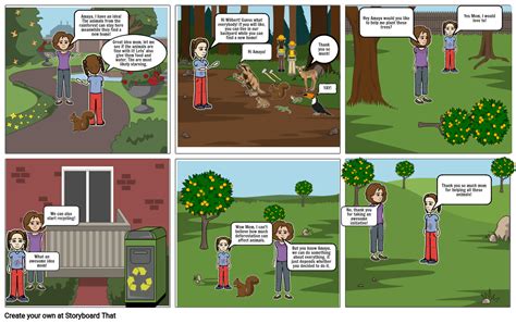 Saving The Earth Comic Strip Storyboard Por Sarairomancomicstrip