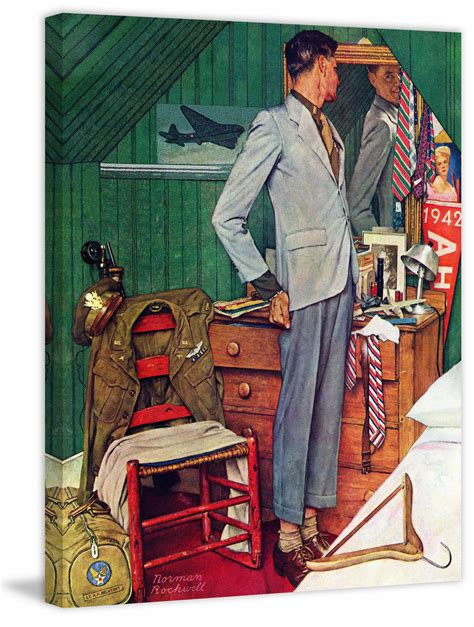 Back From The Army Norman Rockwell Art Norman Rockwell Paintings