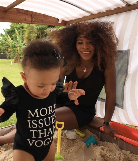 Tennis superstar serena williams missed the u.s. Serena Williams Celebrates Instagram Milestone with a Sweet New Photo of Daughter Alexis Olympia ...