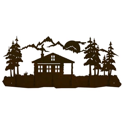 Cabin Silhouette Clip Art At Getdrawings Free Download
