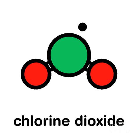 Chlorine Dioxide Molecule Photograph By Molekuulscience Photo Library Pixels