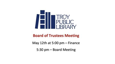 Board Of Trustees Meeting May 12 2020 Youtube