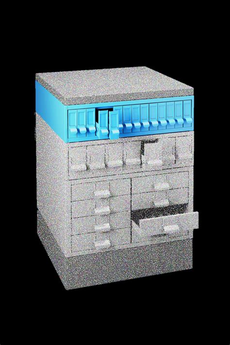 14 Drawer Slide Cabinet For 26 X 76mm Slides