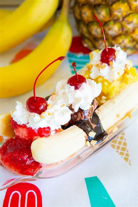 Banana Split Ice Cream Recipe