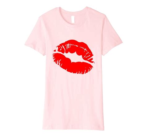 Womens Lips Shirt Lipstick Woman Red Lips Fashion Tshirt Anz Anztshirt