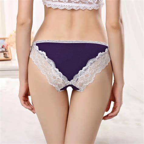 2018 Hot Sale Modal Panties Women Sexy Lace Panties Womens Briefs Underwear Ladys Exotic
