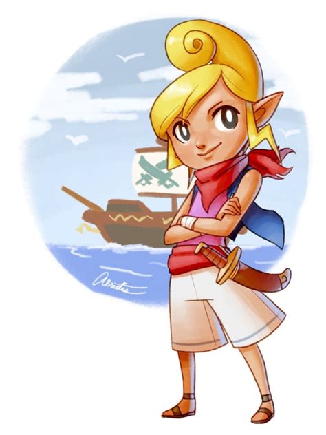 Loz Ww Tetra By Aeridis Princess Zelda Art Zelda Art Wind Waker