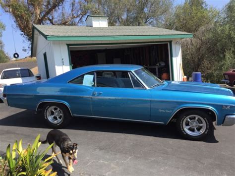 1966 Impala Ss 396 Marina Blue For Sale In Fallbrook California