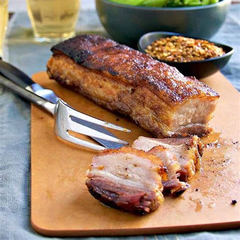 How To Cook Oven Roasted Crispy Pork Belly Pinch And Swirl