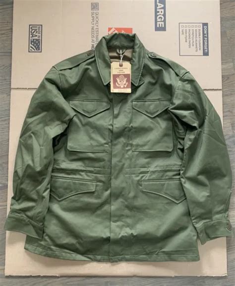 Bronson Mfg Us Army M 43 Field Jacket Size 40 M1943 Military Uniform