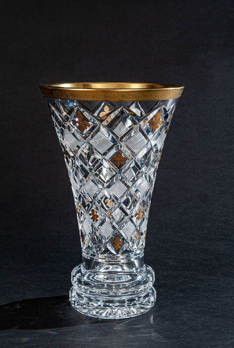 Cdm 727 350 Louis Xiv Clear Crystal Vase David Michael Furniture
