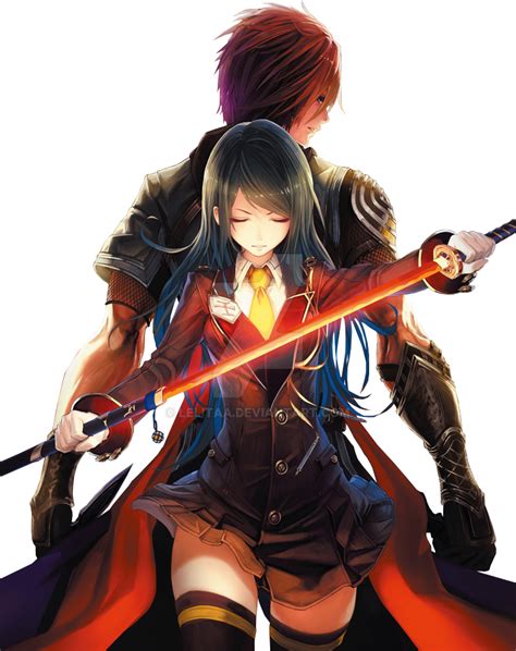 Anime Render Couple By Lelitaa On Deviantart