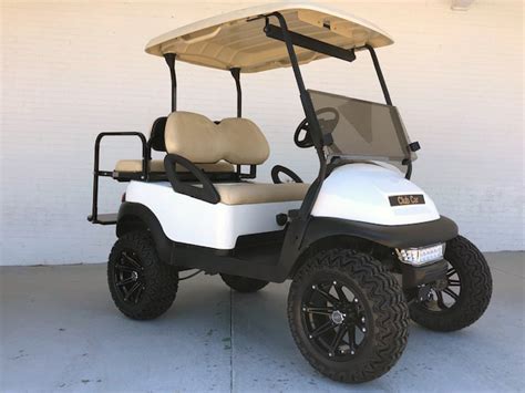 Lifted White Club Car Precedent Golf Cart Golf Carts Lifted