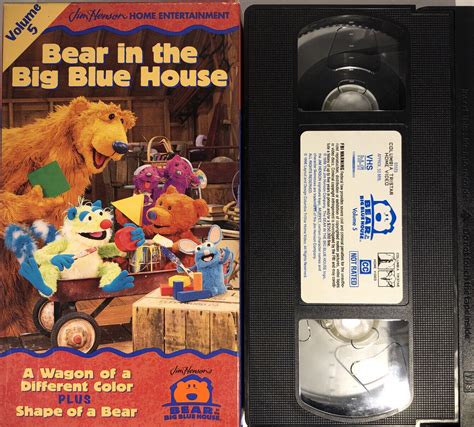 Bear In The Big Blue House Volume 5vhs 1998wagon Of A Different Color