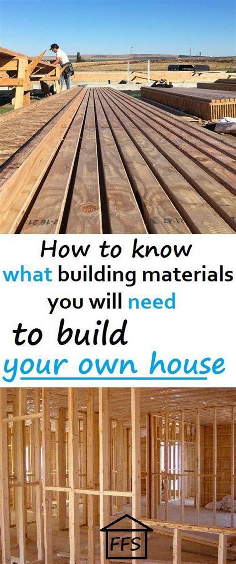 How To Know What Building Materials You Will Need To Build Your Own