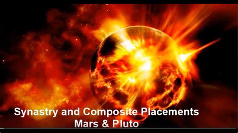 Synastrycomposite Mars And Pluto Seriously Hot Youtube