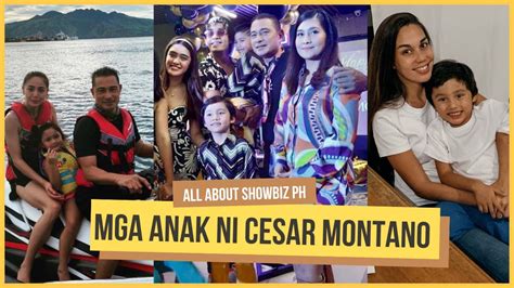 Kilalanin Ang 10 Anak Ni Cesar Montano All About Showbiz Ph Youtube