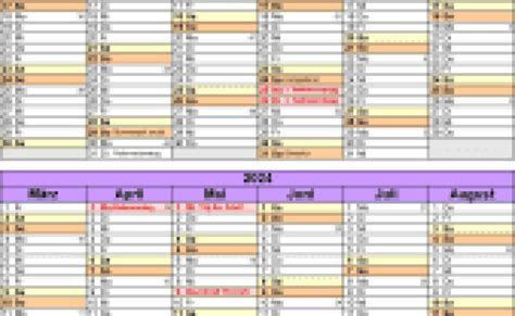 Akademischer Kalender 20232024 Als Excel Vorlagen Vrogue