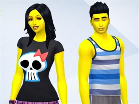 Sims 4 Yellow Cc