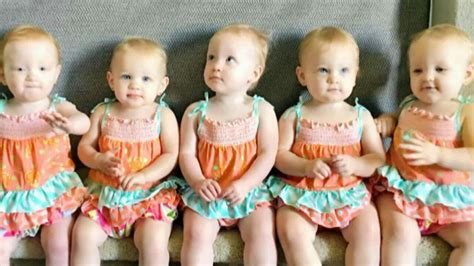 Hazel Riley Parker Olivia Ava Triplets Twins Busby Quintuplets