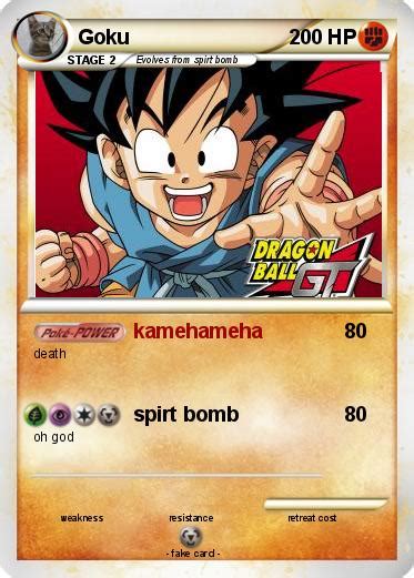Pokémon Goku 1735 1735 Kamehameha My Pokemon Card