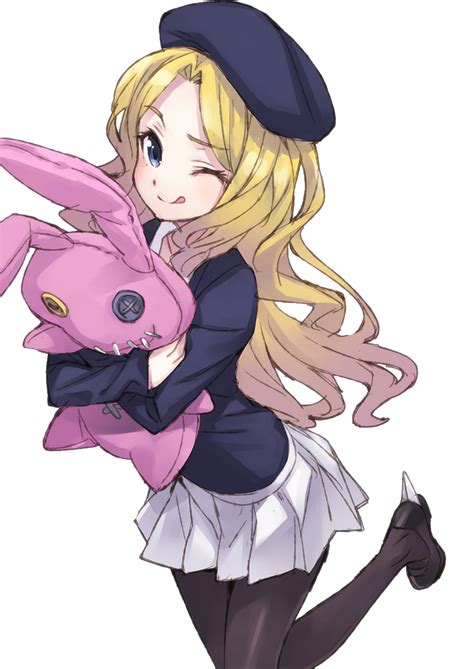 Anime Girl With Bunny Render By Natsi90 On Deviantart