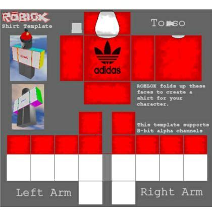 All you need is a basic shirt template from roblox, a photo editing software, and creative thinking to do so. Red Adidas T Shirt - Roblox | Roblox shirt, Addidas shirts ...
