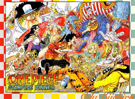 One Piece Chapter 1000 Color Spread / One Piece color spread chapter