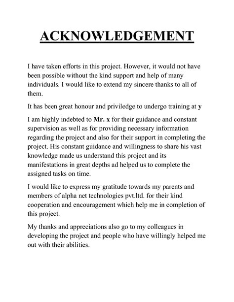 How To Make Acknowledgement In Narrative Report Printable Templates Free