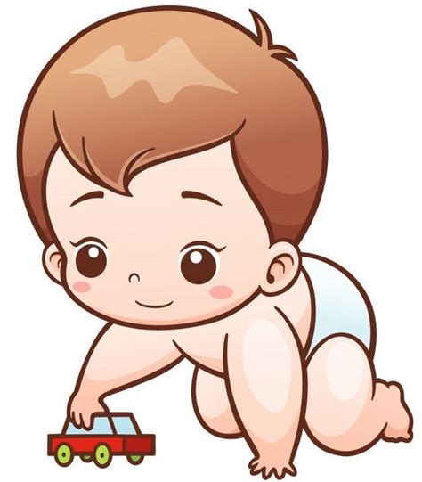 Pin De Manu Em Neném Cute Desenho Animado Bebe Ilustração De
