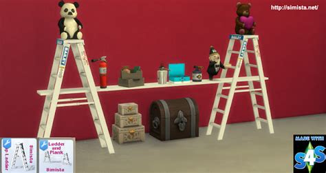Simista A Little Sims 4 Blog Ladder Deco Set