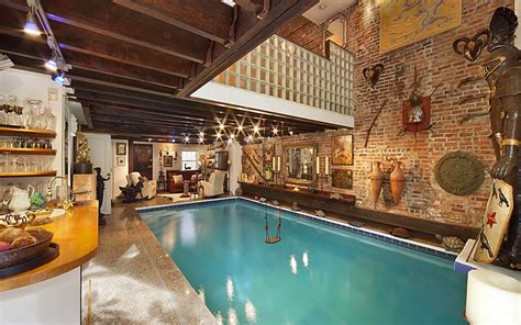 Nyc Townhouse With Living Room Pool Designs And Ideas On Dornob