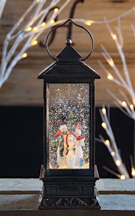 Home And Kitchen Raz Imports Snowman Caroler Lighted Water Lantern 11
